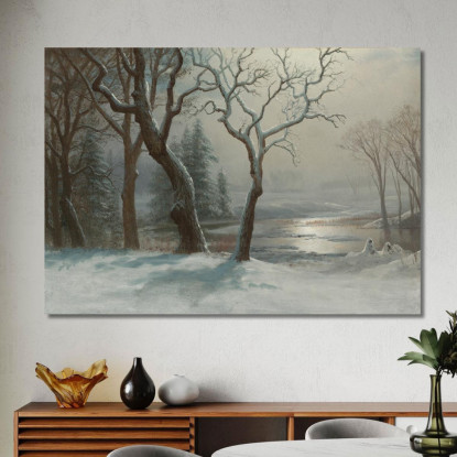 Inverno A Yosemite Albert Bierstadt abr132 quadro stampato su tela
