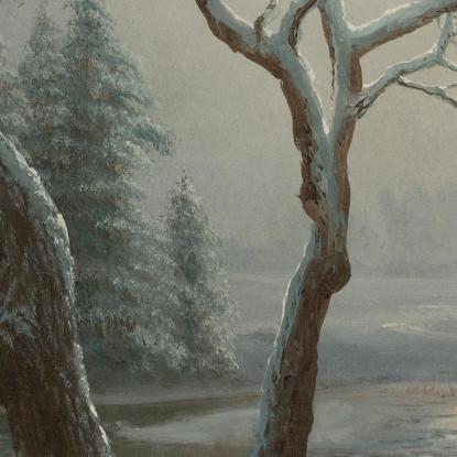 Inverno A Yosemite Albert Bierstadt abr132 quadro stampato su tela