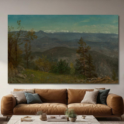 Yosemite Valley California Albert Bierstadt abr137 quadro stampato su tela