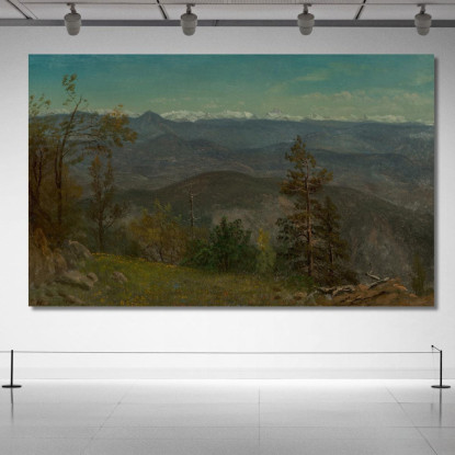 Yosemite Valley California Albert Bierstadt abr137 quadro stampato su tela