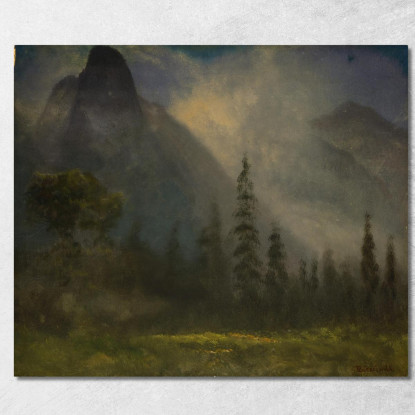 Valle Dello Yosemite Albert Bierstadt abr139 quadro stampato su tela