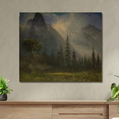 Valle Dello Yosemite Albert Bierstadt abr139 quadro stampato su tela