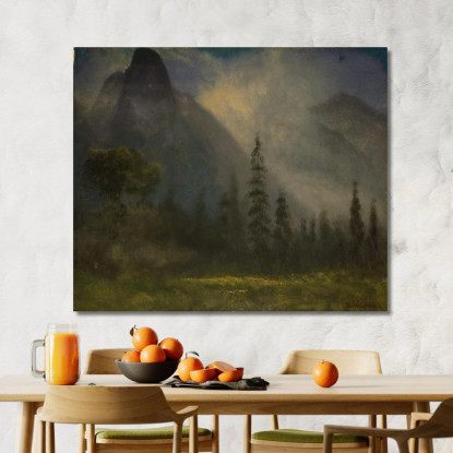Valle Dello Yosemite Albert Bierstadt abr139 quadro stampato su tela