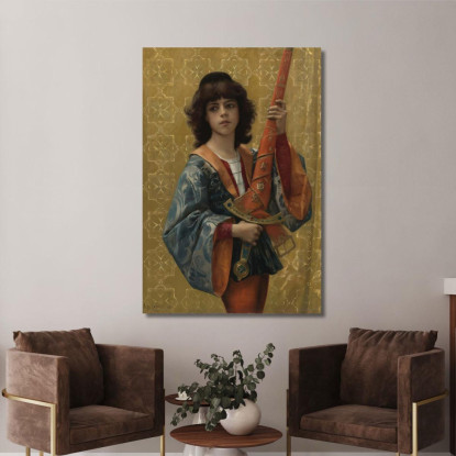 Una Pagina Alexandre Cabanel acb1 quadro stampato su tela