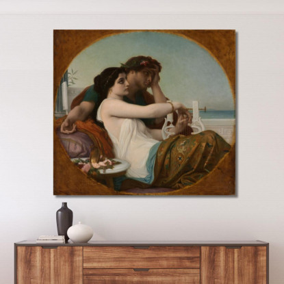 Alghe E Bonifacio Alexandre Cabanel acb4 quadro stampato su tela