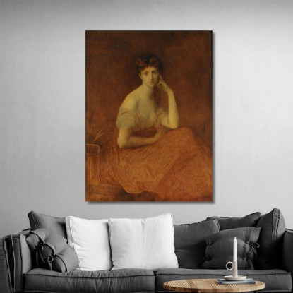 Schizzo Alexandre Cabanel acb5 quadro stampato su tela