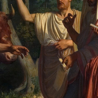 Cincinnato Riceve Gli Ambasciatori Da Roma Alexandre Cabanel acb8 quadro stampato su tela