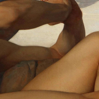 Angelo Della Caduta Alexandre Cabanel acb12 quadro stampato su tela