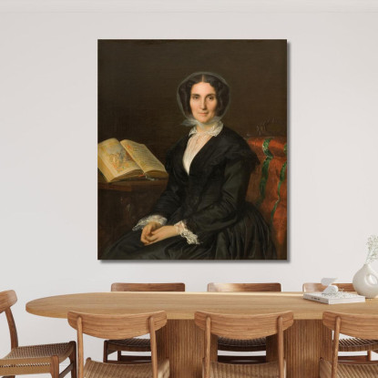 La Signora Louise Marès Alexandre Cabanel acb19 quadro stampato su tela