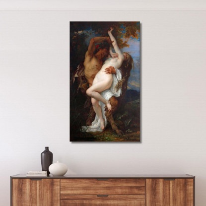 Ninfa Rapita Da Un Fauno Alexandre Cabanel acb22 quadro stampato su tela