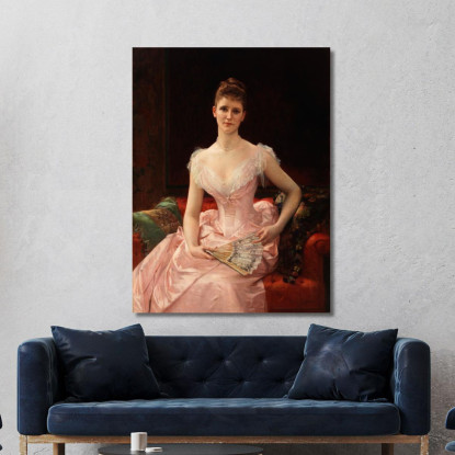 Olivia Peyton Murray Cutting Moglie Di William Bayard Alexandre Cabanel acb23 quadro stampato su tela