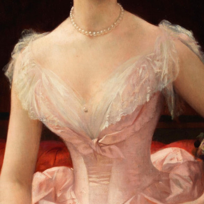 Olivia Peyton Murray Cutting Moglie Di William Bayard Alexandre Cabanel acb23 quadro stampato su tela
