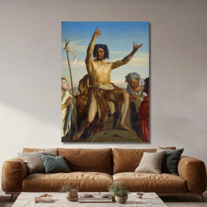 San Giovanni Battista Alexandre Cabanel acb41 quadro stampato su tela