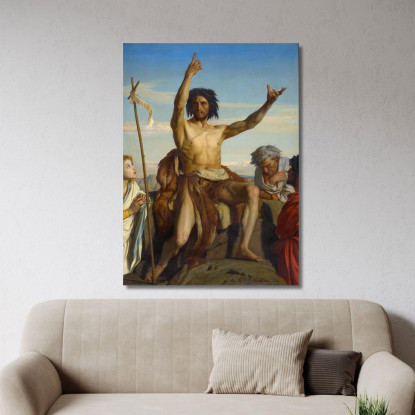 San Giovanni Battista Alexandre Cabanel acb41 quadro stampato su tela