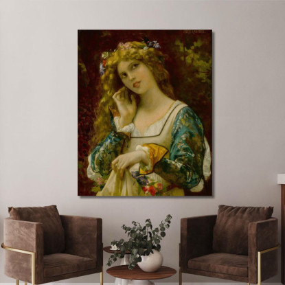 Ascoltando La Voce Dell'Eco Alexandre Cabanel acb50 quadro stampato su tela