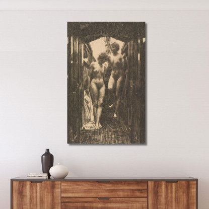 Cabina Anders Zorn azn9 quadro stampato su tela