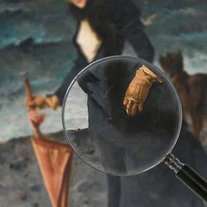 La Tempesta Alfred Stevens stal48 quadro stampato su tela