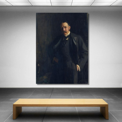 Edward R. Bacon Anders Zorn azn14 quadro stampato su tela