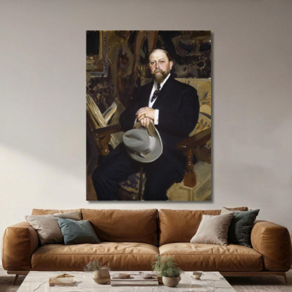 Hugo Reisinger Anders Zorn azn34 quadro stampato su tela