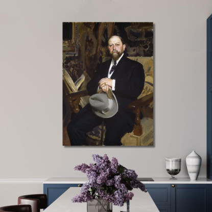 Hugo Reisinger Anders Zorn azn34 quadro stampato su tela
