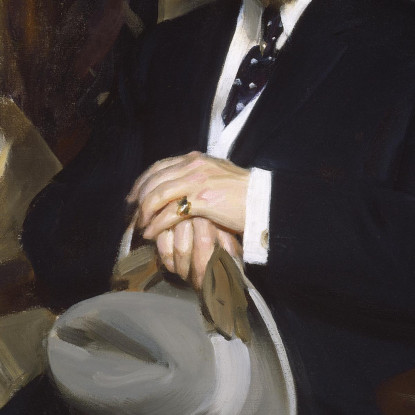 Hugo Reisinger Anders Zorn azn34 quadro stampato su tela