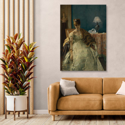 Infelice Alfred Stevens stal52 quadro stampato su tela