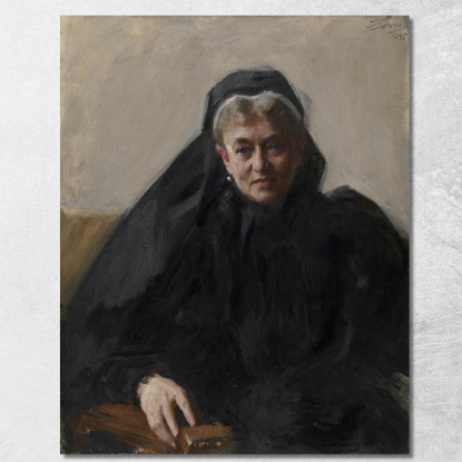 Maria Sheldon Scammon Anders Zorn azn43 quadro stampato su tela