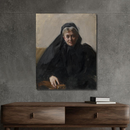 Maria Sheldon Scammon Anders Zorn azn43 quadro stampato su tela