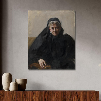 Maria Sheldon Scammon Anders Zorn azn43 quadro stampato su tela