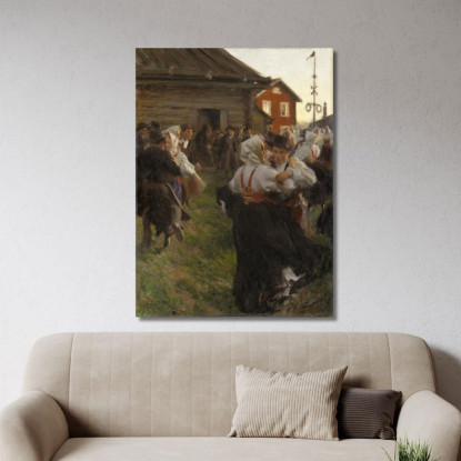 Danza Di Mezza Estate Anders Zorn azn44 quadro stampato su tela