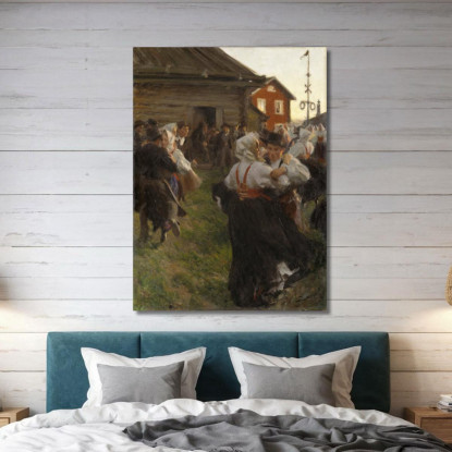 Danza Di Mezza Estate Anders Zorn azn44 quadro stampato su tela