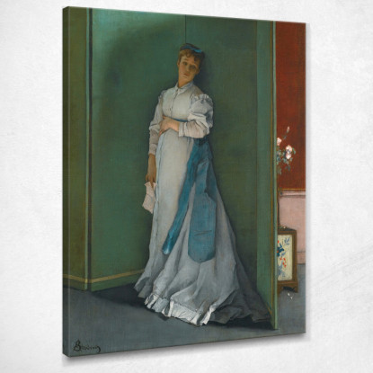 L'Emozionale Alfred Stevens stal55 quadro stampato su tela