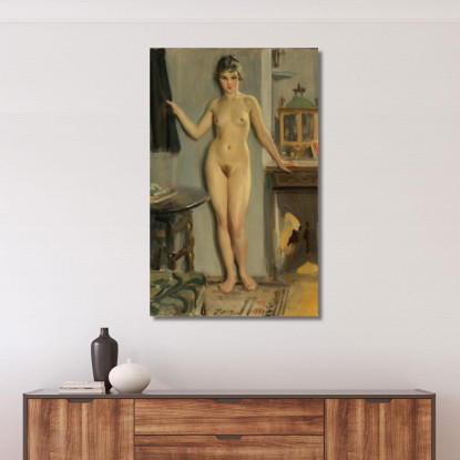 Il Fiume Anders Zorn azn84 quadro stampato su tela