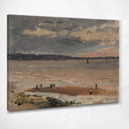 Marina Le Havre Alfred Stevens stal60 quadro stampato su tela