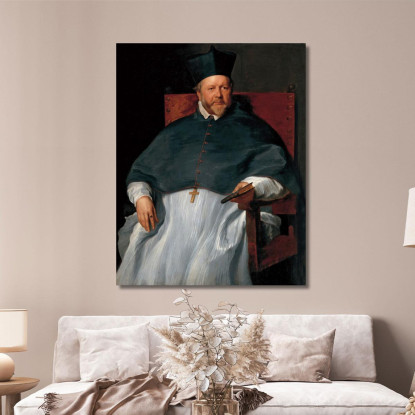 Vescovo Jan Van Malderen Anthony van Dyck avd11 quadro stampato su tela