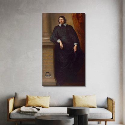 Cesare Alessandro Scaglia Di Verrua Abbé Of Staffarda And Mandanici Anthony van Dyck avd13 quadro stampato su tela