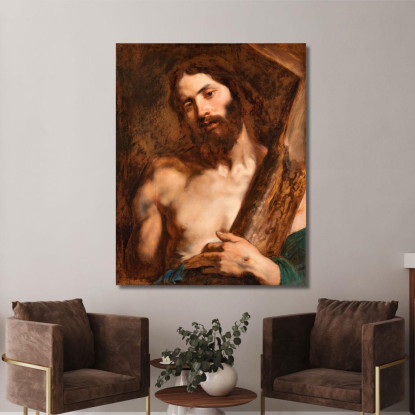 Cristo Che Porta La Croce Anthony van Dyck avd18 quadro stampato su tela