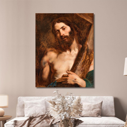 Cristo Che Porta La Croce Anthony van Dyck avd18 quadro stampato su tela