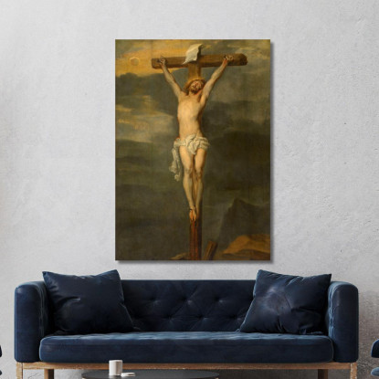 Cristo Sulla Croce Anthony van Dyck avd21 quadro stampato su tela