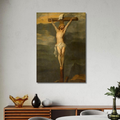 Cristo Sulla Croce Anthony van Dyck avd21 quadro stampato su tela