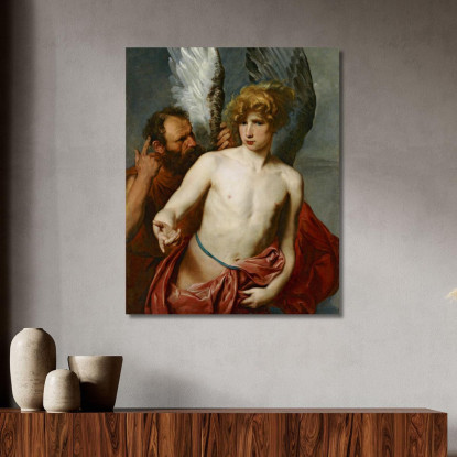 Dedalo E Icaro Anthony van Dyck avd22 quadro stampato su tela