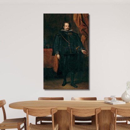 Diego De Mexía Marchese Di Leganés Anthony van Dyck avd23 quadro stampato su tela