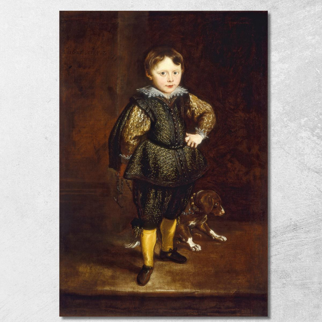 Filippo Cattaneo Anthony van Dyck avd26 quadro stampato su tela