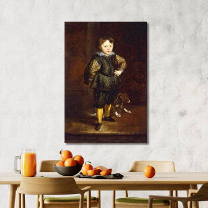 Filippo Cattaneo Anthony van Dyck avd26 quadro stampato su tela