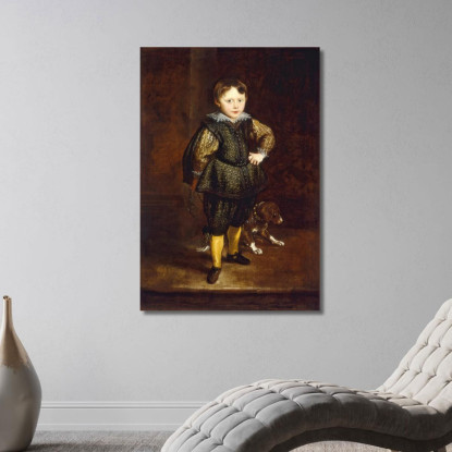 Filippo Cattaneo Anthony van Dyck avd26 quadro stampato su tela