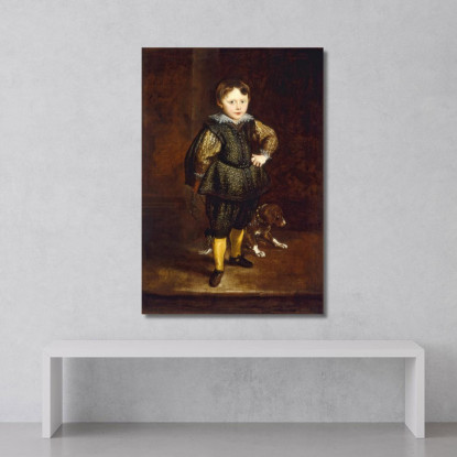 Filippo Cattaneo Anthony van Dyck avd26 quadro stampato su tela