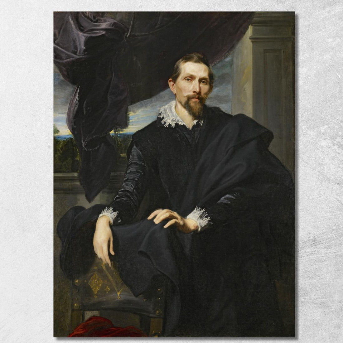 Frans Snyders Anthony van Dyck avd28 quadro stampato su tela