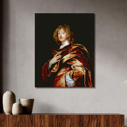 George Digby 2° Conte Di Bristol Anthony van Dyck avd29 quadro stampato su tela