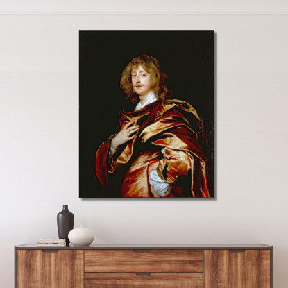 George Digby 2° Conte Di Bristol Anthony van Dyck avd29 quadro stampato su tela
