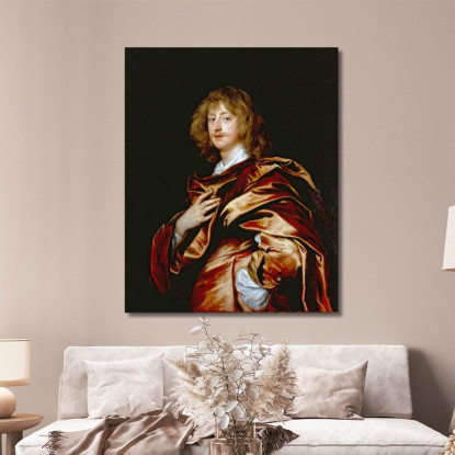 George Digby 2° Conte Di Bristol Anthony van Dyck avd29 quadro stampato su tela